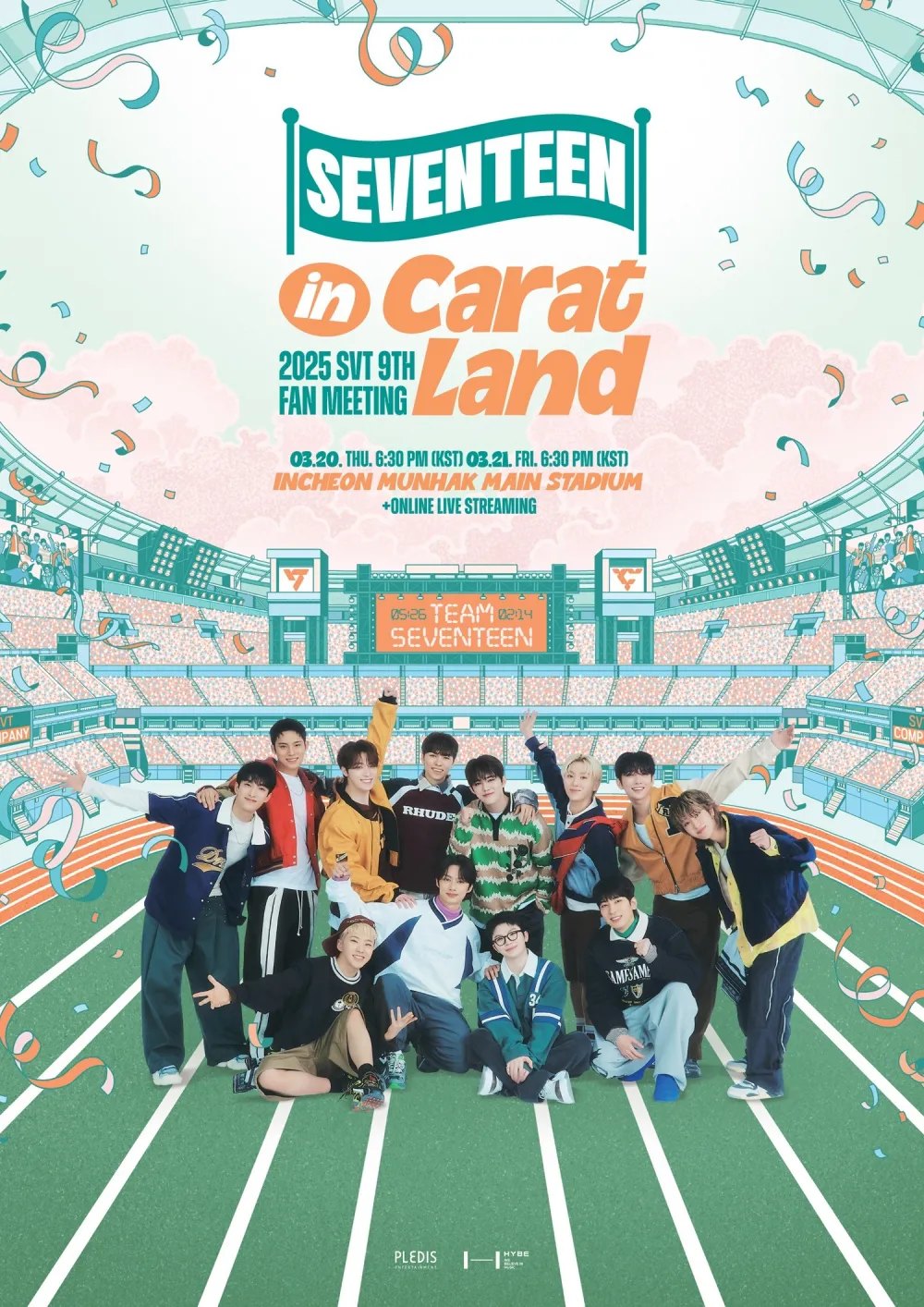 인천 Munhak Stadium에서 팬 회의를 개최하는 17 세