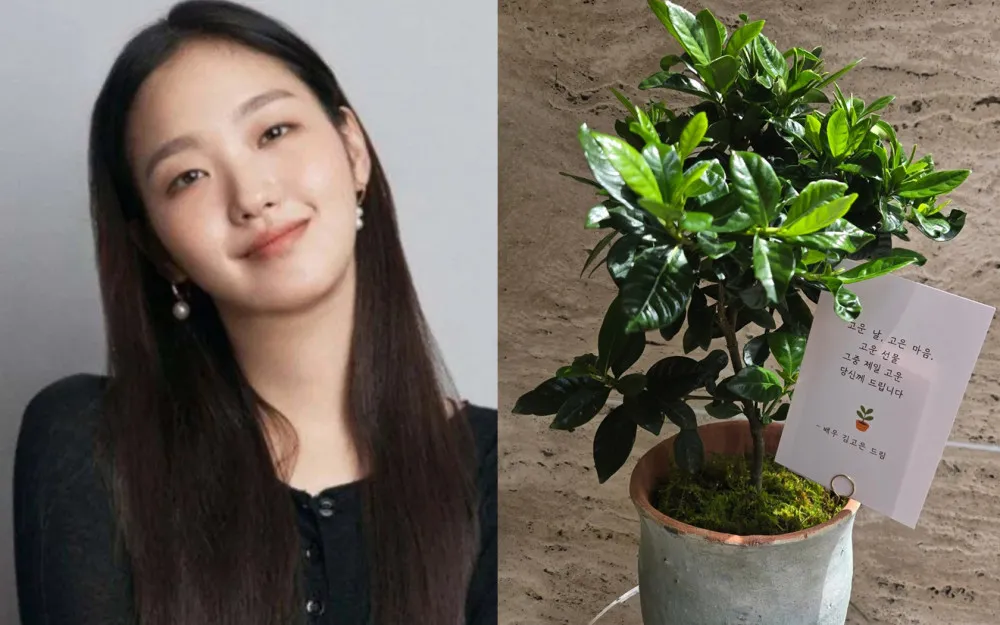 Kim Go Eun stuurt speciale cadeaus naar personeelsleden voor Ouderdag