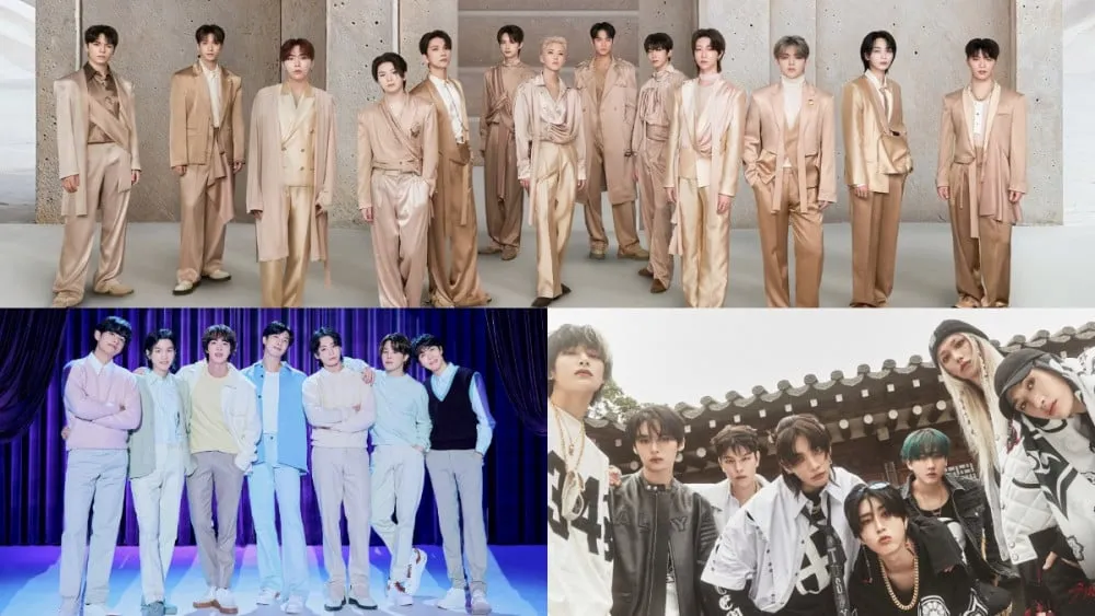 Septiņpadsmit, BTS un klaiņojošie bērni top k-pop zēnu grupas zīmola vērtības klasifikācija februārim