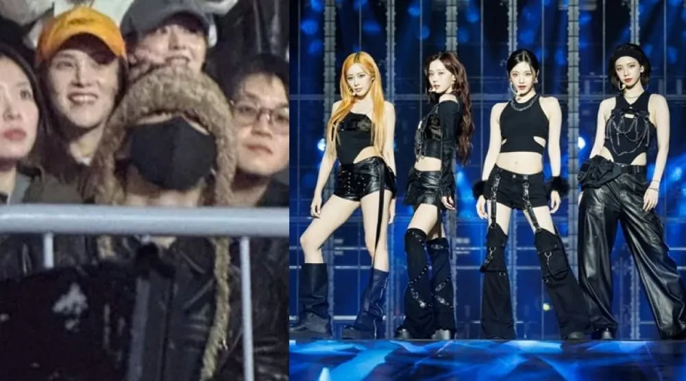 BTSジョングク、軍事休暇中にaespaのコンサートに参加しているところを発見?