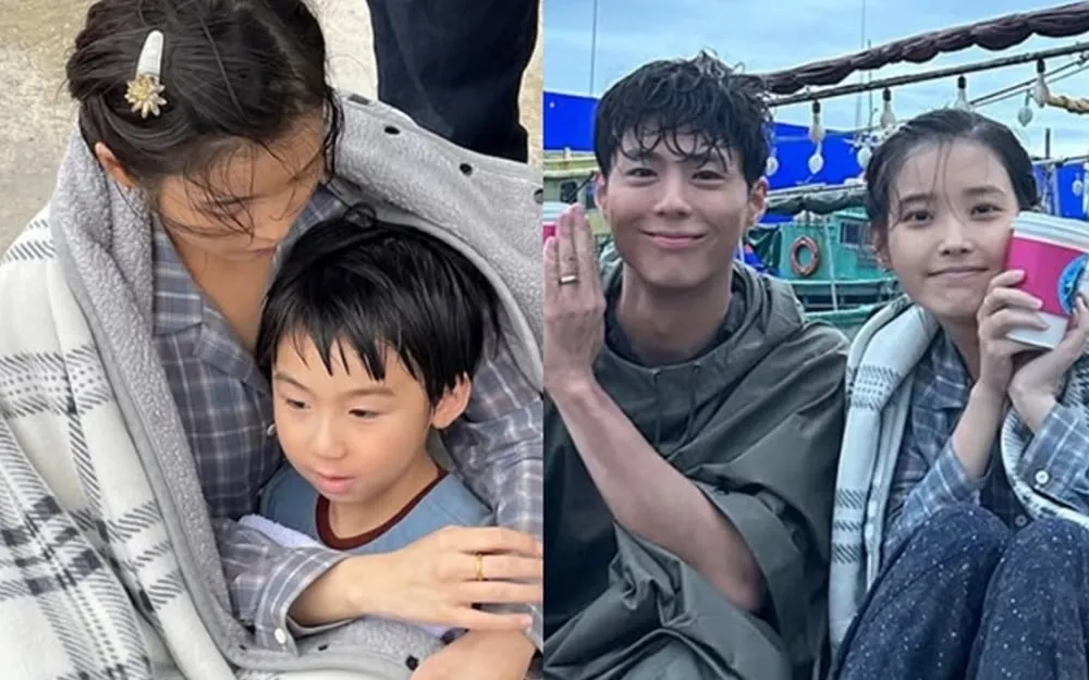 IU, 'Hayat Sana Mandalina Verdiğinde' filminden yürek ısıtan kamera arkası fotoğraflarını paylaşıyor