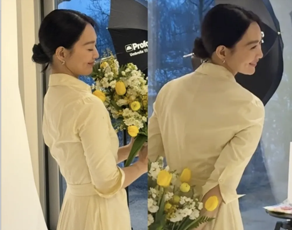 申敏儿以她永恒的美丽吸引了粉丝