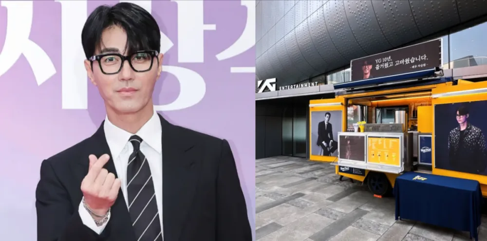 Cha Seung Won tar farvel med YG Entertainment med en kaffebil og et inderlig budskap etter 10 år