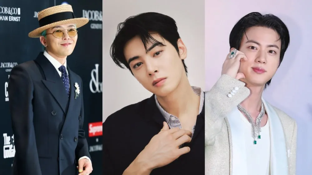 G-Dragon, Cha Eun Woo และ Jin ติดอันดับมูลค่าแบรนด์ไอดอล K-Pop ชายเดี่ยวประจำเดือนมีนาคม