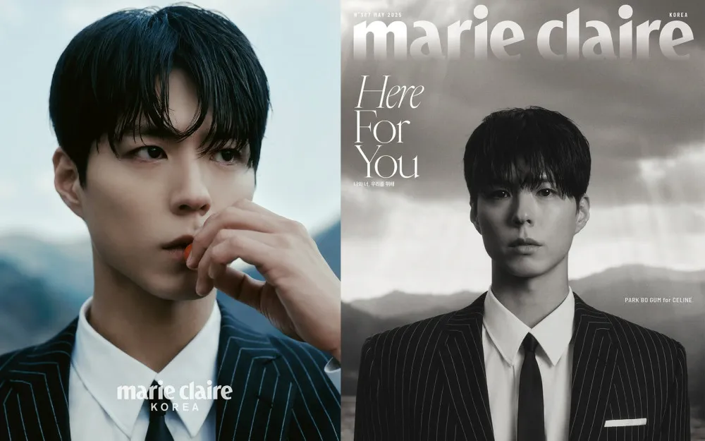 Park Bo Gum ziert das Cover der Mai-Ausgabe von Marie Claire mit seinen auffälligen Bildern