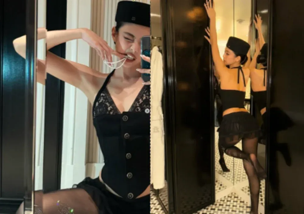 BLACKPINK 的 Jennie 再次巩固了她作为全球时尚偶像的地位