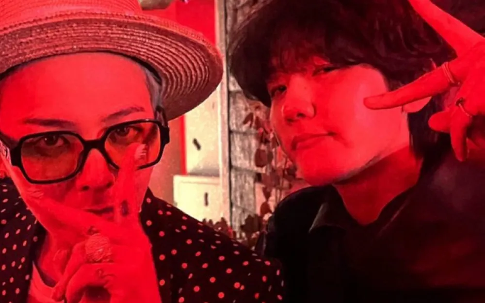 EXOs Baekhyun sett henge med G-Dragon