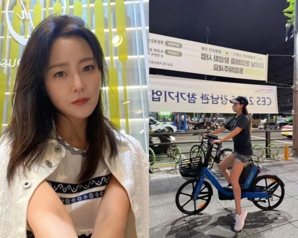 女優キム・ヒソン、静かな夜の散歩の瞬間を共有