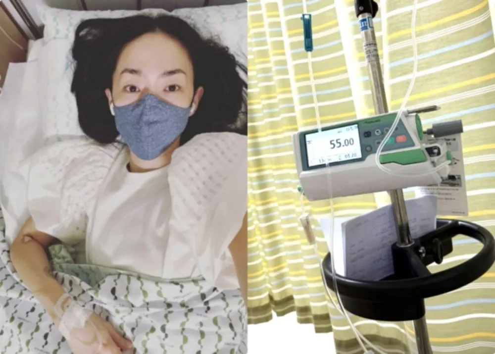 Kim Yoon Ah wurde erneut ins Krankenhaus eingeliefert, während sie gegen neurologische Lähmungen kämpfte