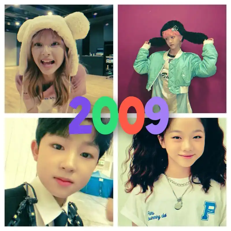 [Saraksts] Kpop Idols/Trainees/Singers Dzimis 2009. gadā