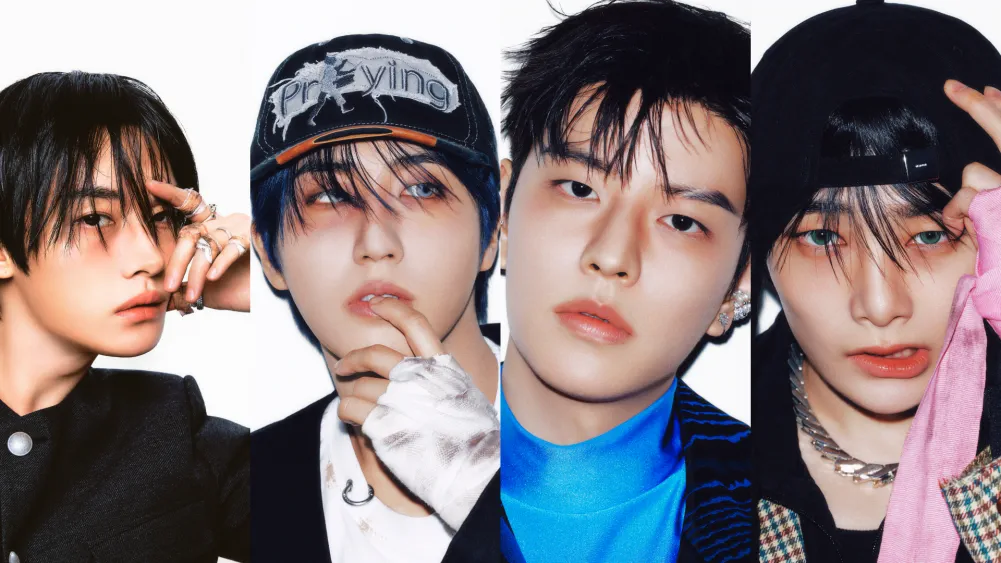 Stray Kids som är inställda på gäst på 'Idol Human Theatre' med Lee Know, Han, Seungmin och I.N