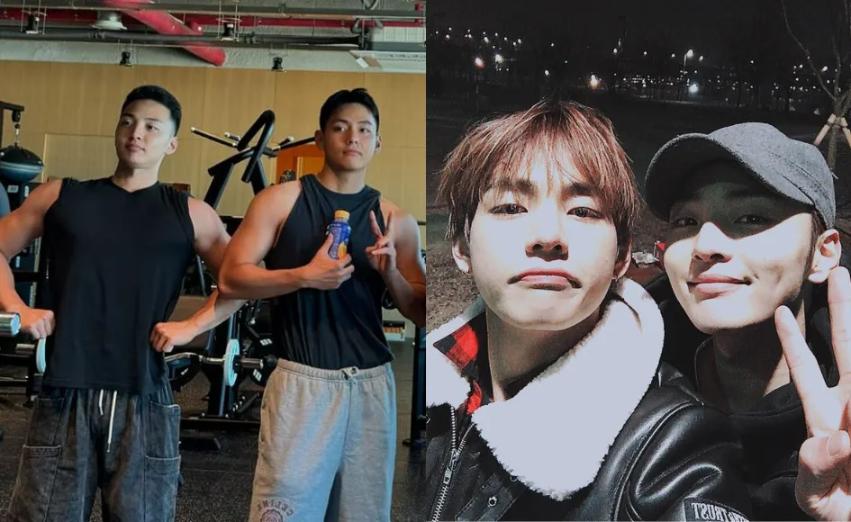 Els aficionats com BTS a V (Kim Taheung) i la primera imatge comuna de l’actor Kim Mizai en 8 anys des del 20 de 2016